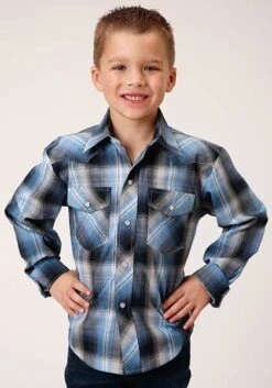 Boy's Roper Snap Front Shirt #01-030-0101-1000
