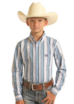 Boy's Panhandle Long Sleeve Shirt #PSBSODRZ66