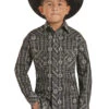 Boy's Rock & Roll Cowboy Snap Front Shirt #RRBSOSRZ0J -Western Kidz Sales c1d02f530b5a768997217afd26505b51