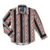 Boy's Wrangler Aztec Snap Front Shirt #112318650 -Western Kidz Sales cb5beddb7bd9490b7a080389609a9a74