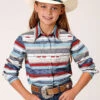 Girl's Roper Snap Front Shirt #03-080-0067-4019MU -Western Kidz Sales cd827a68f718e188bef537334a401d71