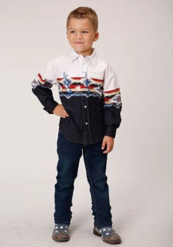 Boy's Roper Snap Front Shirt #03-030-0421-0400 -Western Kidz Sales ce8f78ce556dce57f4f730f5b7453495
