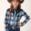 Girl's Roper Snap Front Shirt #01-080-0024-1000 -Western Kidz Sales d1e89282fb94bf5bbaae104835e3b5f6