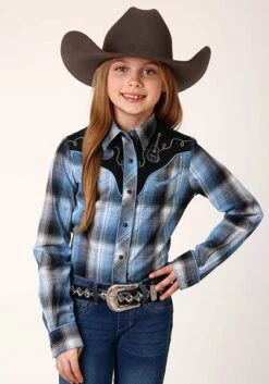 Girl's Roper Snap Front Shirt #01-080-0024-1000