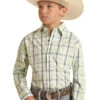 Boy's Panhandle Snap Front Shirt #PSBSOSR0M5 -Western Kidz Sales d4e7a2f3b83186d3c136ed5627b93a3e