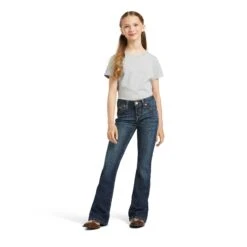 Girl's Ariat R.E.A.L. Vicky Flare Jean #10040808 -Western Kidz Sales d790980d12ebc6e6505089edbc8197b6