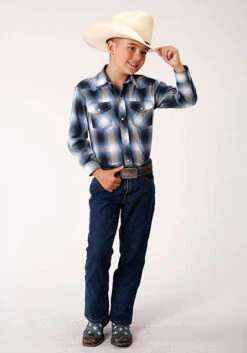 Boy's Roper Snap Front Shirt #01-030-0101-4027 -Western Kidz Sales dbfa7f76c040d8fa45b2618bdfac5088