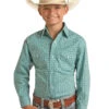 Boy's Rough Stock Snap Front Shirt #RSBSOSR0NB -Western Kidz Sales e4e3f5d199e44980ed107d18b3437d0b