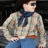 Boy's Cinch Plaid Shirt #MTW7060296