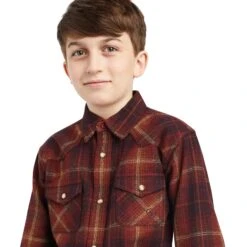 Boy's Ariat Hiller Retro Fit Snap Front Shirt #10042155 -Western Kidz Sales f72f16b3404137b046b0388701a95d15