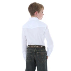 Boy's Wrangler Snap Front Western Shirt #204WHSL -Western Kidz Sales ww re 204WHSL hr 2
